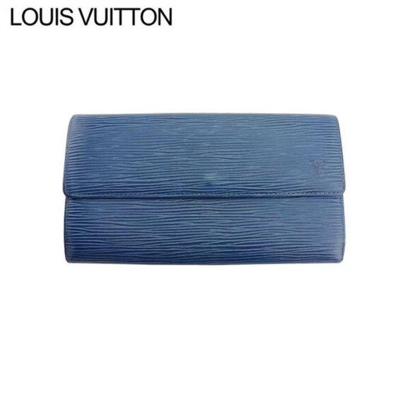 LOUIS VUITTON Long Wallet Epi Epi Leather Authentic Used - Picture 1 of 7